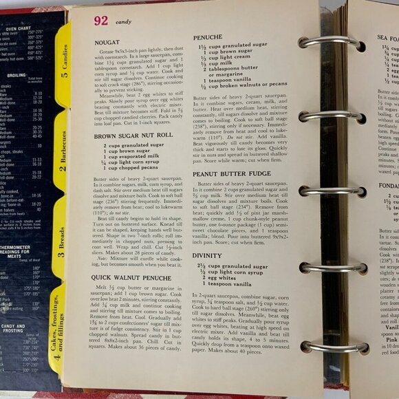 Better Homes & Gardens New Cook Book 1969 Ring Binder 2nd Printing Hardcover USA - Picture 9 of 16